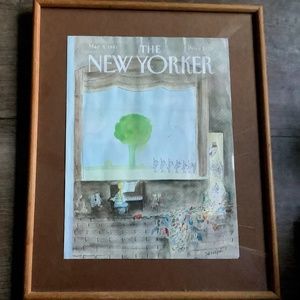 NewYorker original cover Mar9,1981  Framed ,matted, under acrylic.